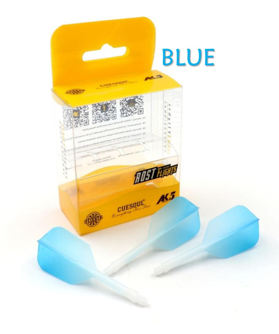 Slim Integrated dart Flight, Gradation - Blue