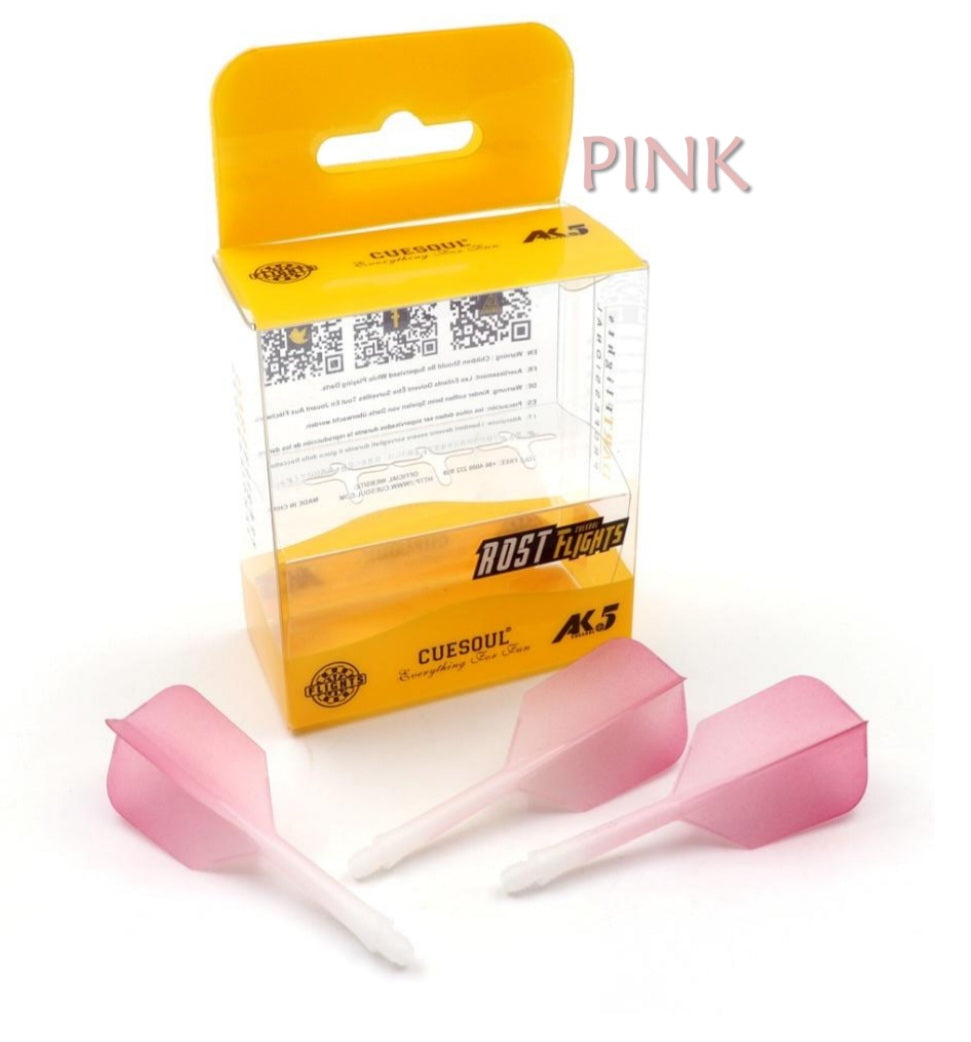Slim Integrated dart Flight, Gradation - Pink