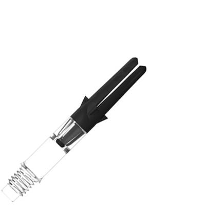 L-STYLE L-SHAFT CARBON SILENT STRAIGHT SPINNING DART SHAFTS CLEAR