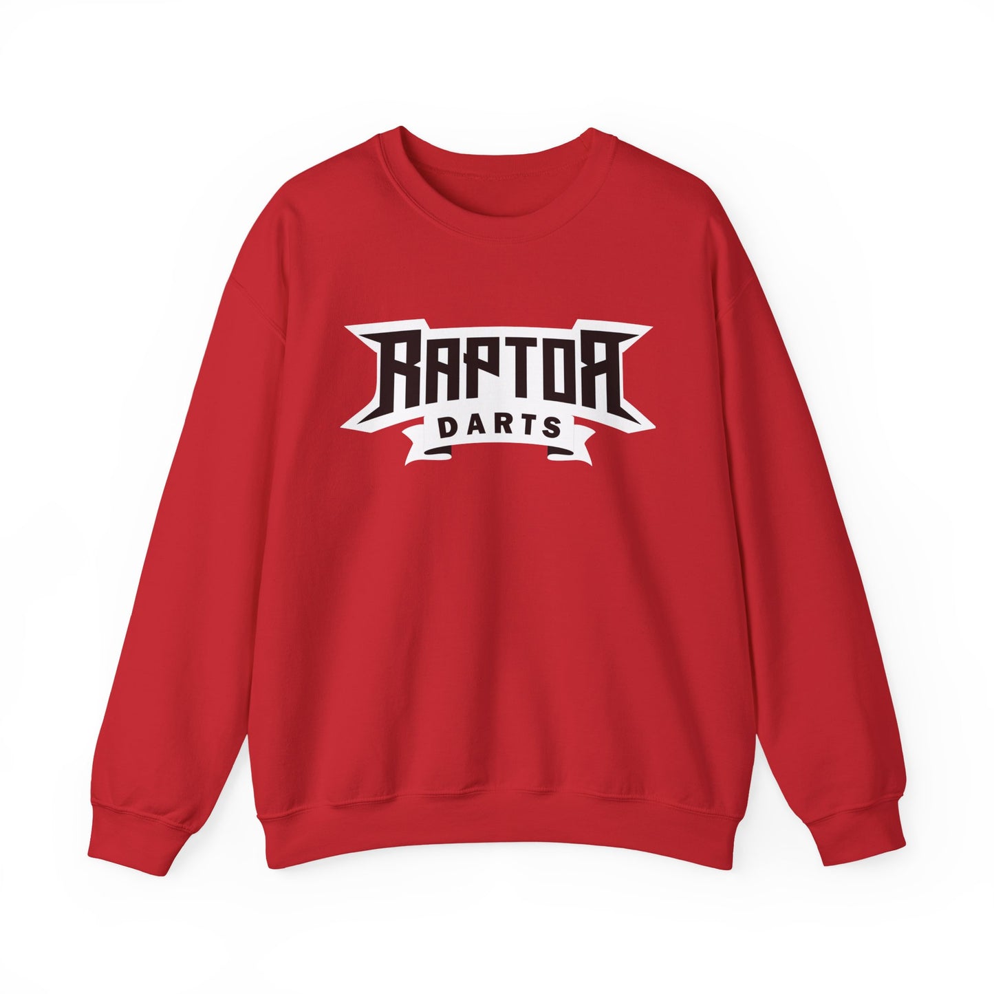 Raptor Logo/ Never Loose White Lettering Unisex Heavy Blend™ Crewneck Sweatshirt
