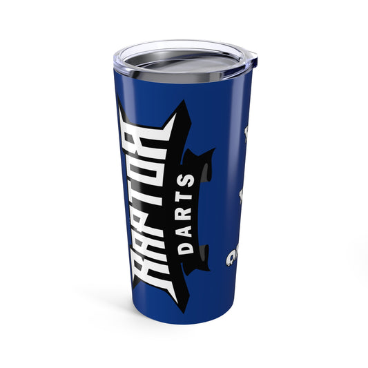 Raptor Darts Dark Blue Tumbler 20oz