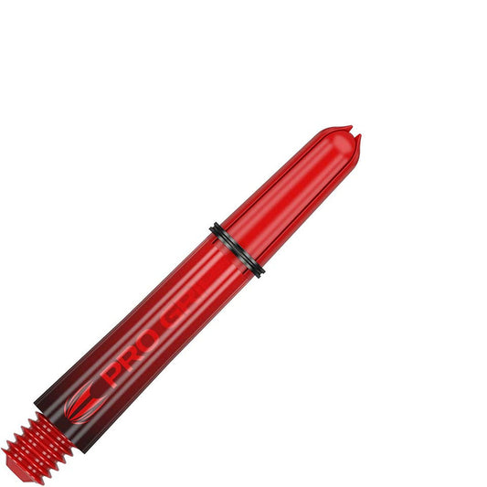 Target Pro Grip Nylon Dart Shafts -Black & Red