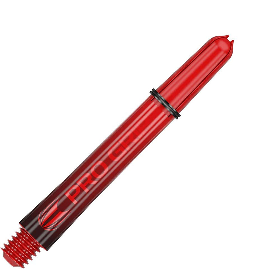 Target Pro Grip Nylon Dart Shafts -Black & Red