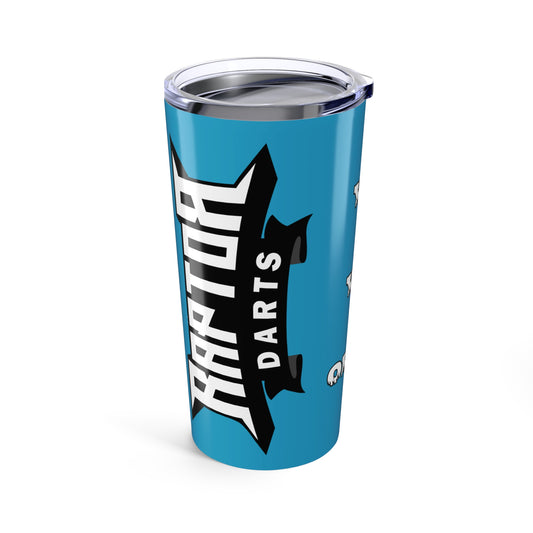 Raptor Darts Turquoise Tumbler 20oz