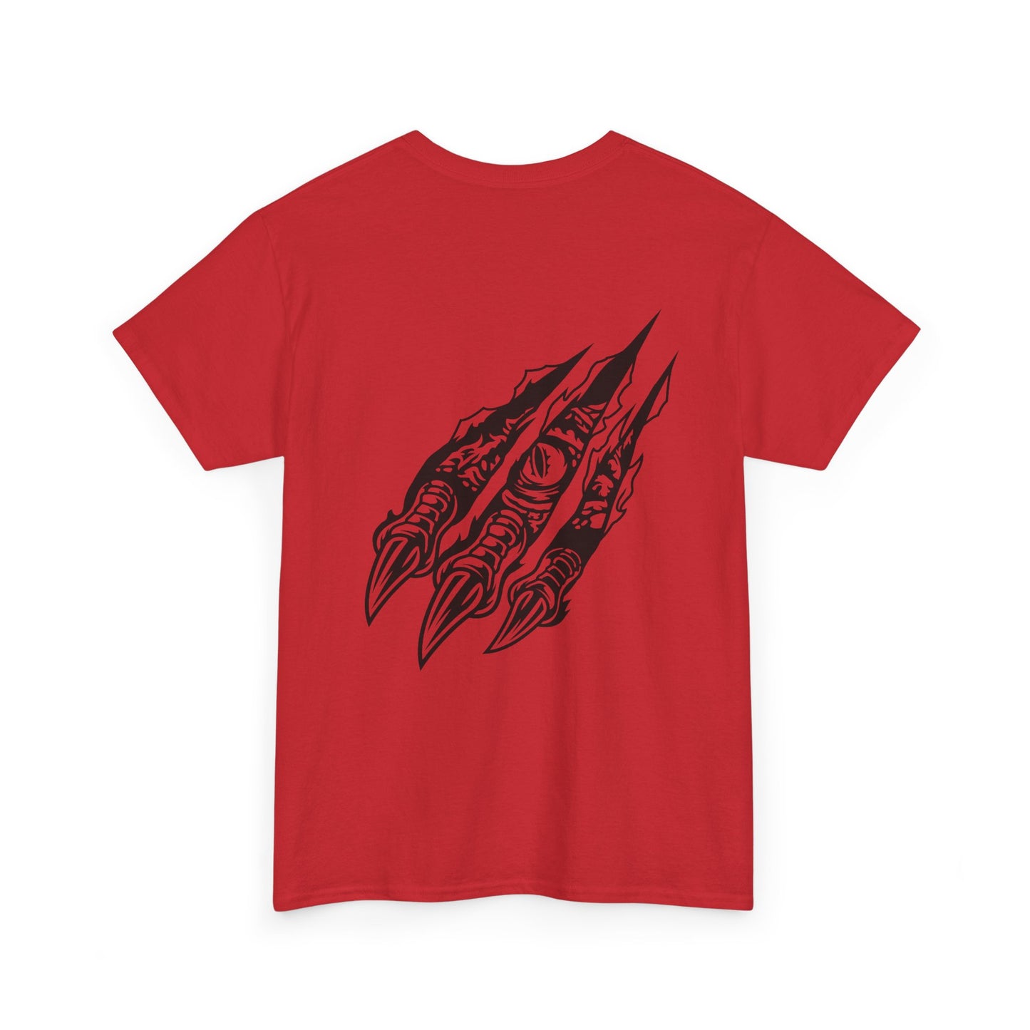 Raptor Front Logo and Claws on Back Unisex Heavy Cotton Tee