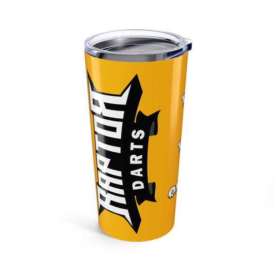Raptor Darts Yellow Tumbler 20oz