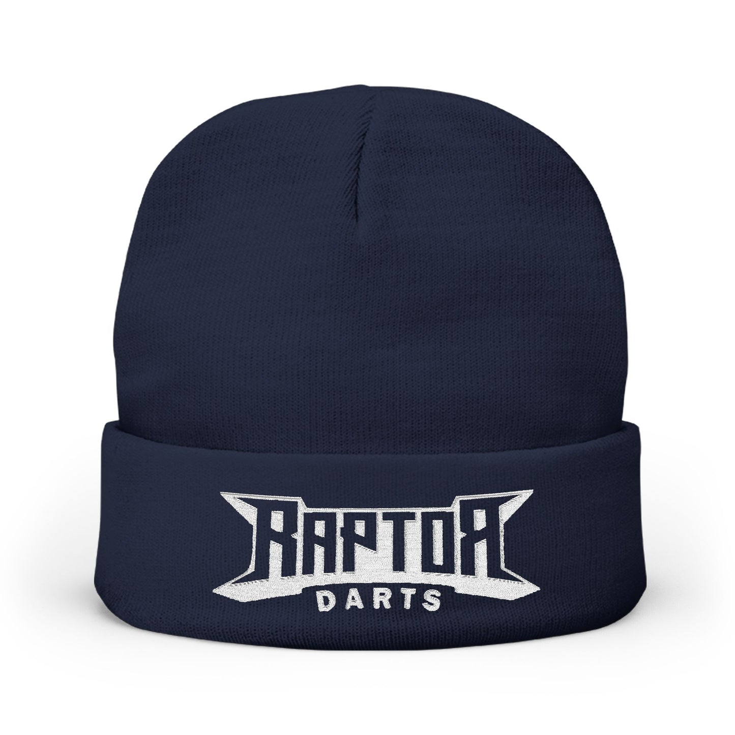 Raptor Darts Embroidered Knit Beanie, Stylish Winter Hat, Outdoor Accessory, Gifts for Him/Her, Casual Streetwear