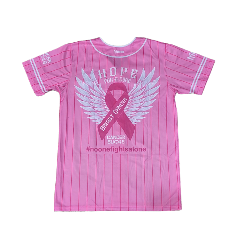 Hope for a Cure Pink Baseball Jersey