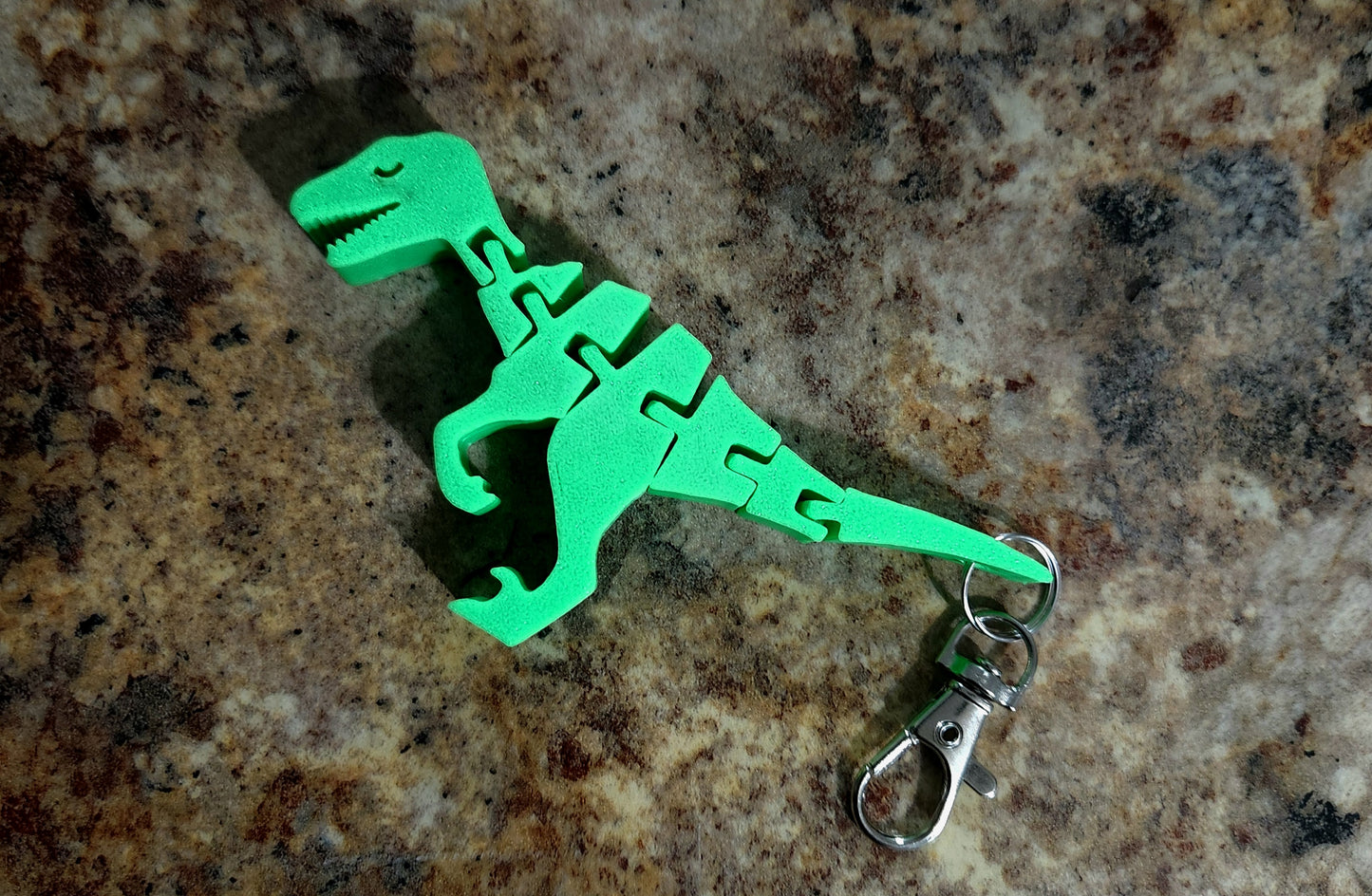 3D Flexi Raptor Keychain