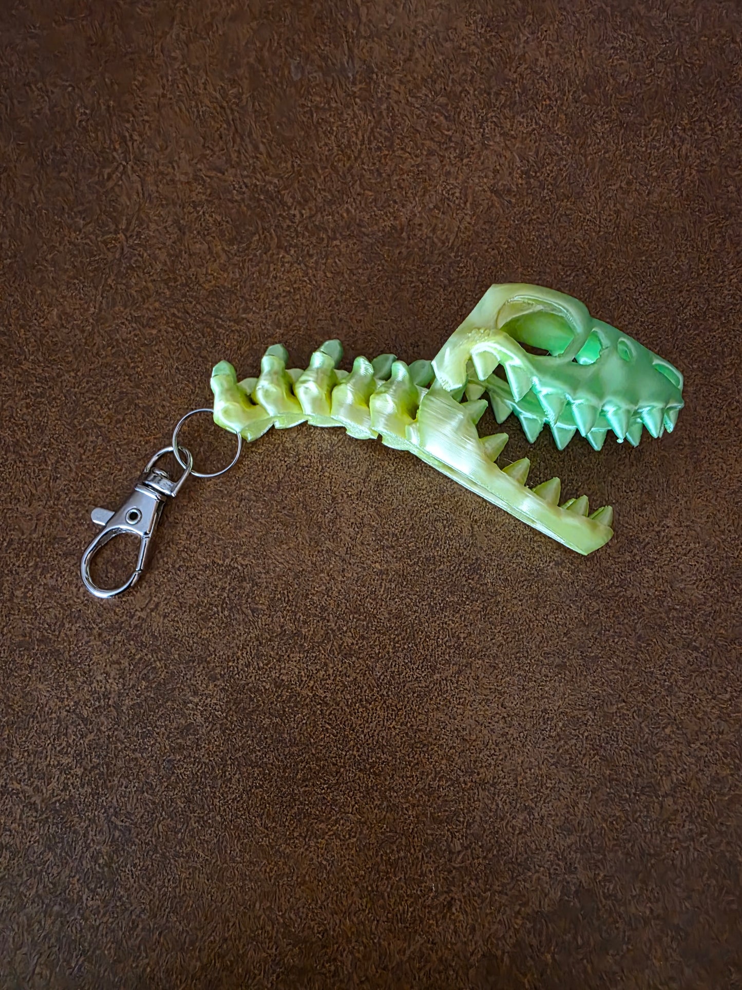 Flexi Skeleton Raptor Keychain