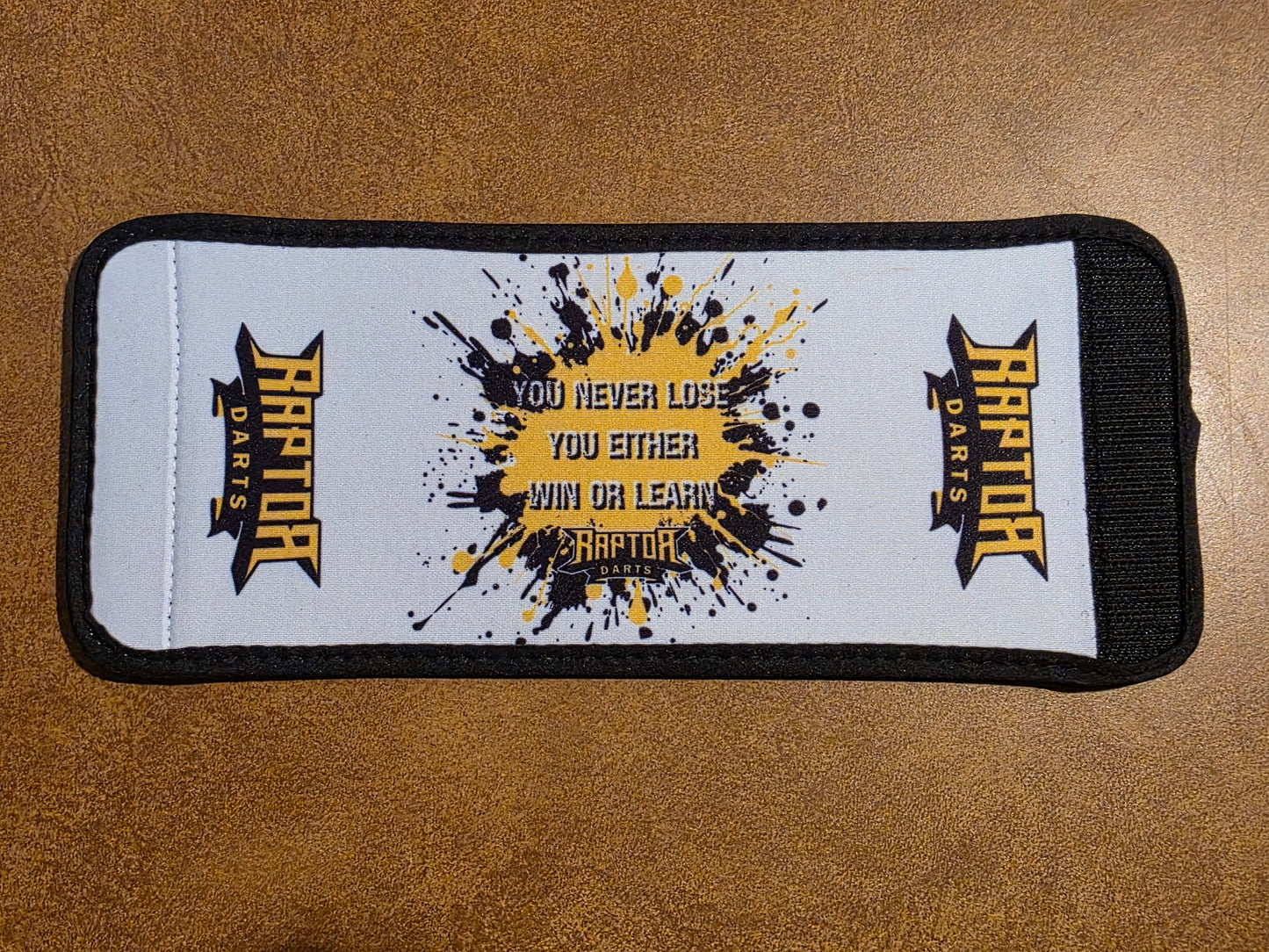 Raptor Darts Velcro wrap Can/Bottle Koozie