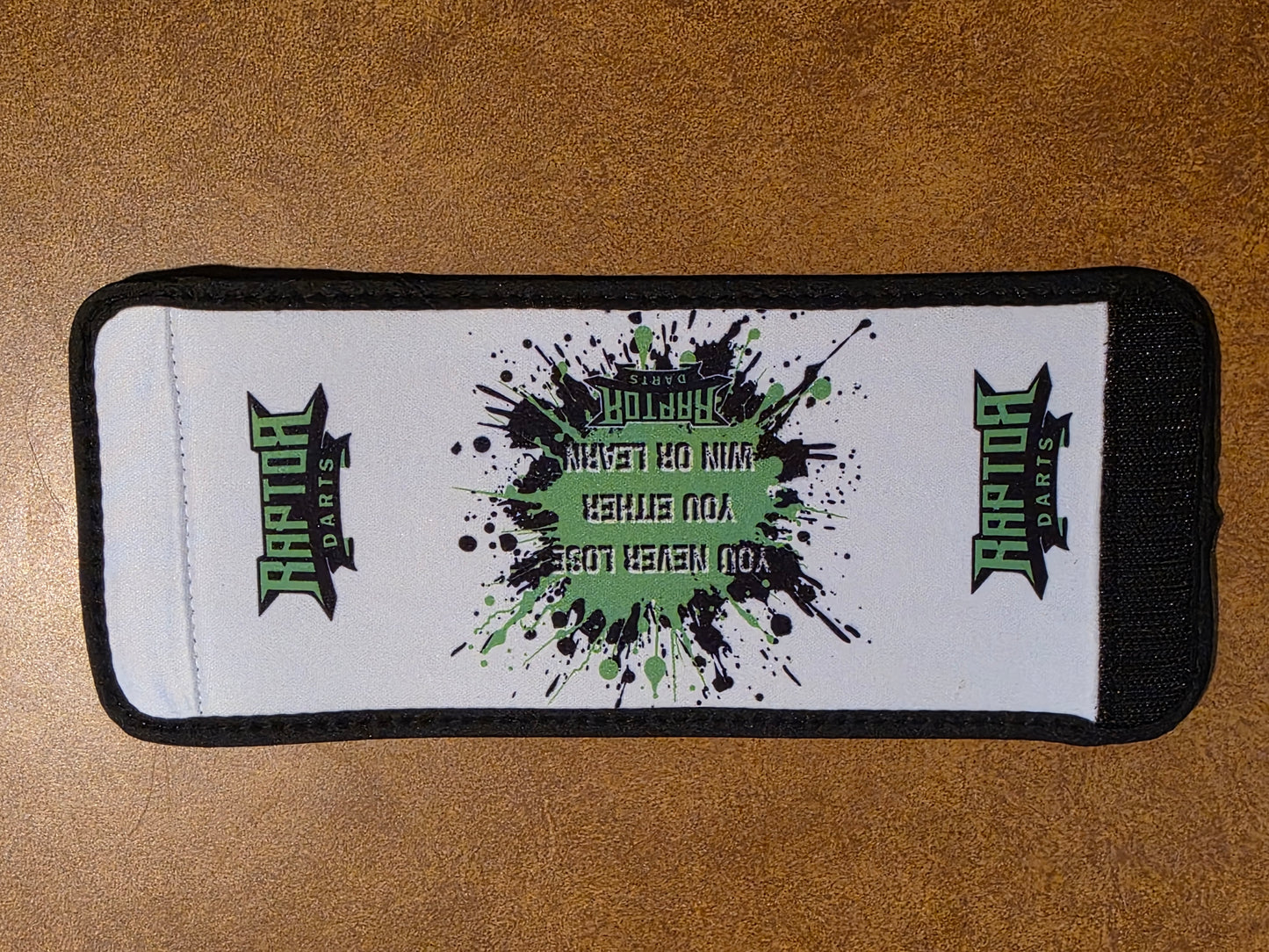 Raptor Darts Velcro wrap Can/Bottle Koozie