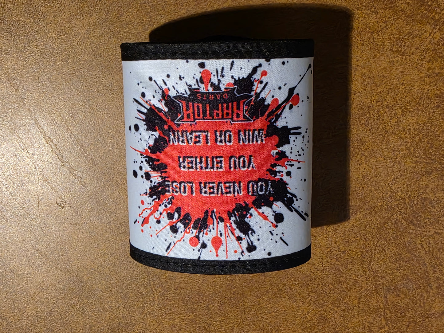 Raptor Darts Velcro wrap Can/Bottle Koozie