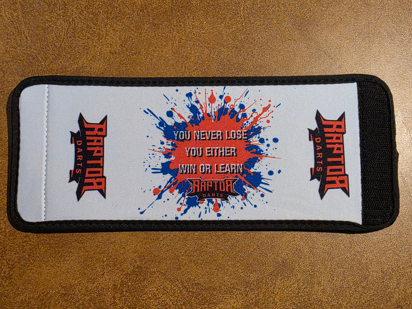 Raptor Darts Velcro wrap Can/Bottle Koozie
