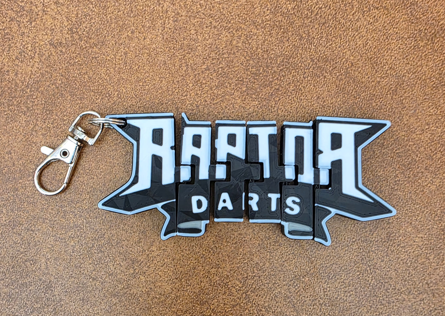 Raptor Darts Logo Flexi Keychain