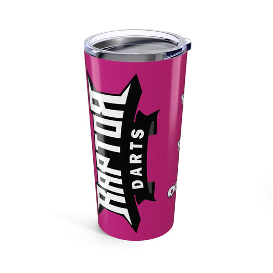 Raptor Darts Pink Tumbler 20oz