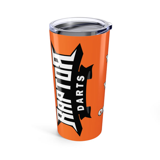 Raptor Darts Orange Tumbler 20oz