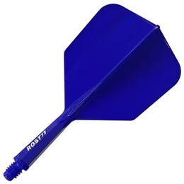 Cuesoul Rost 77 Integrated Dart Flights - Big Wing Blue