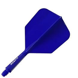 Cuesoul Rost 77 Integrated Dart Flights - Big Wing Blue