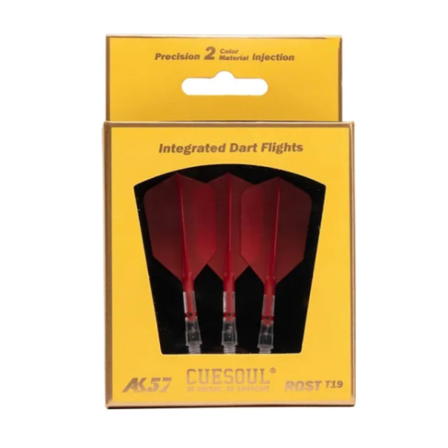 Rost T19 Slim Integrated Flights Red/Clear