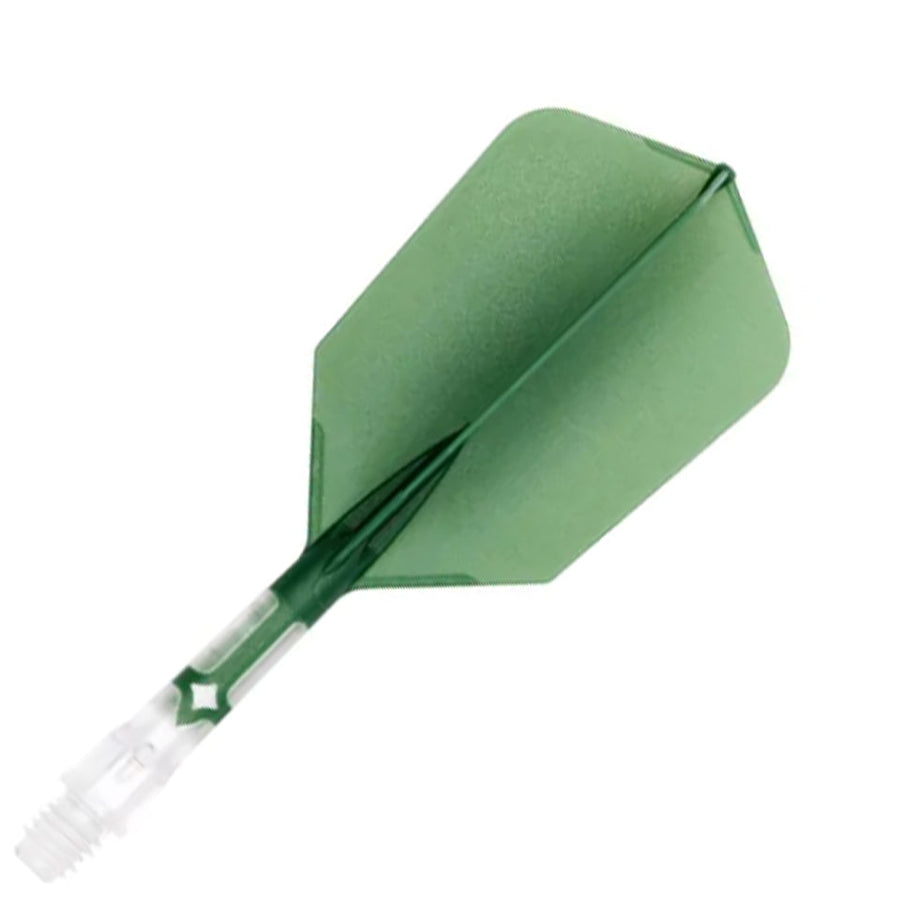 Rost T19 Slim Integrated Flights Green/Clear
