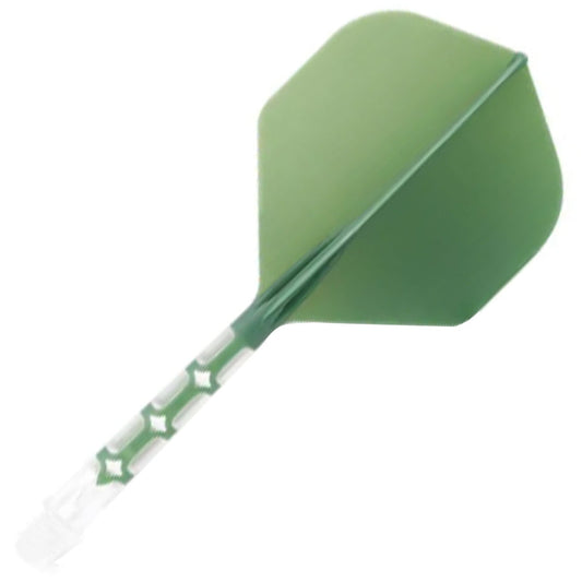 Rost T19 Standard Integrated Flights Green/Clear