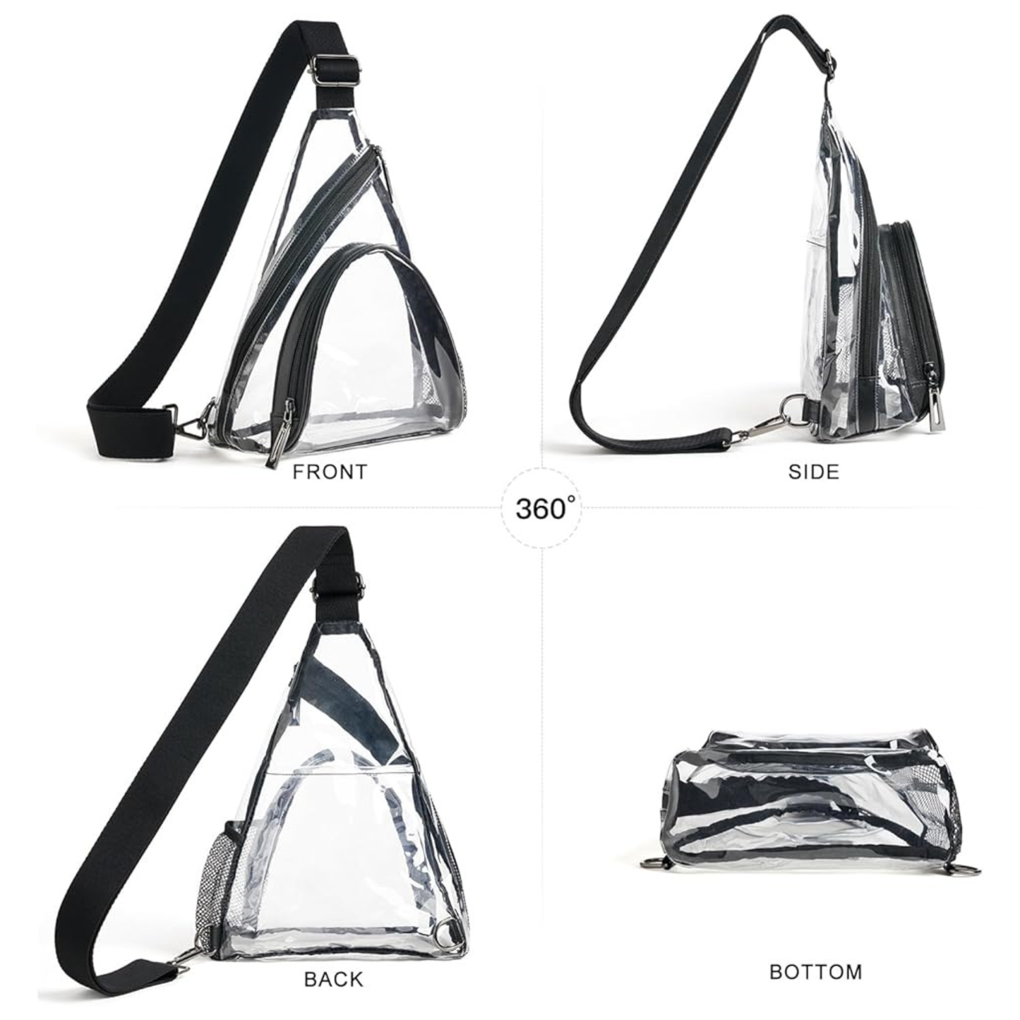 Raptor Darts Clear Sling Bag Small