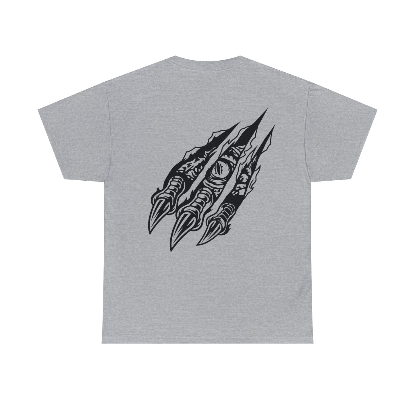 Raptor Front Logo and Claws on Back Unisex Heavy Cotton Tee