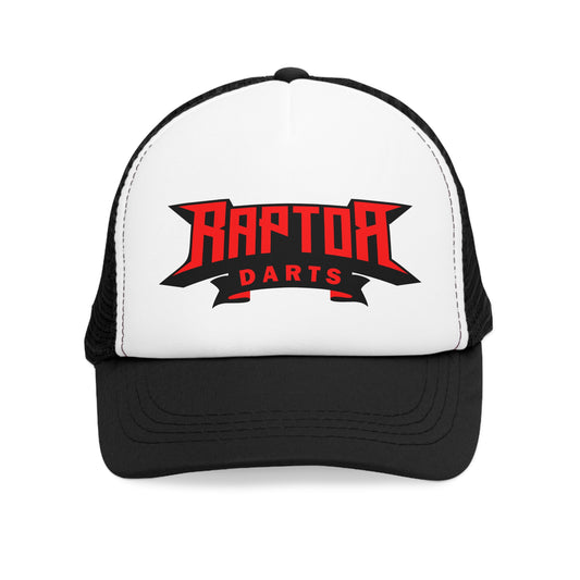 Raptor Darts Mesh Cap - Sporty Trucker Hat for Dart Lovers, Gifts for Players, Casual Wear, Tournament Apparel, Game Day Accessory