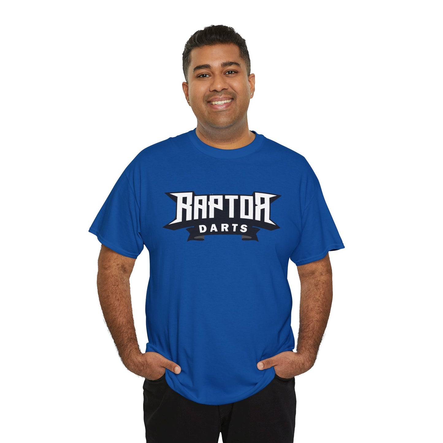 Raptor Front Logo and Claws on Back Unisex Heavy Cotton Tee