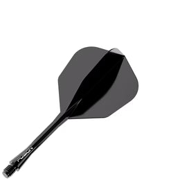 Winmau Fusion Integrated Flight & Shaft- Black #6