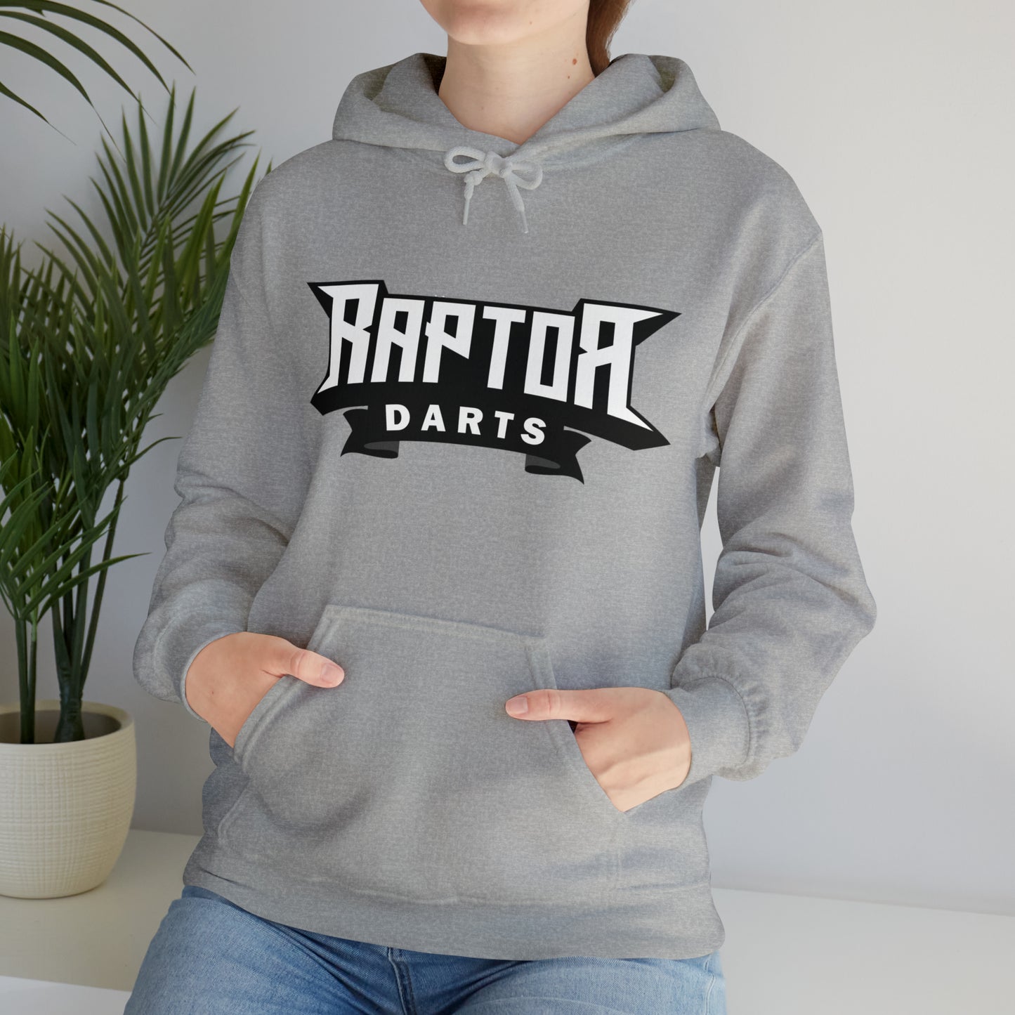 Raptor Logo and Claws Unisex Heavy Blend™ Hooded Sweatshirt