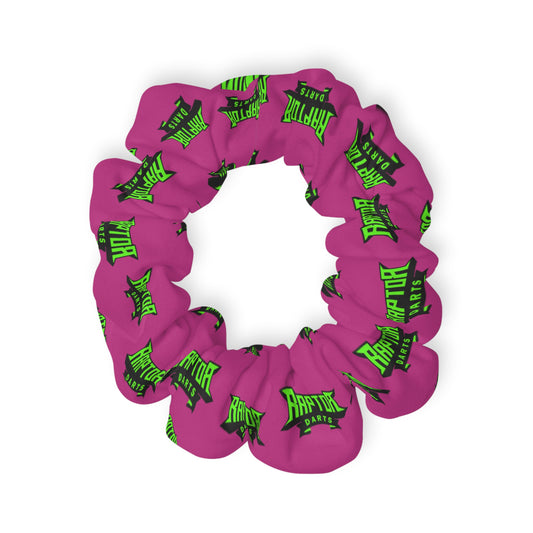 Raptor Darts Logo Scrunchie Pink/Green