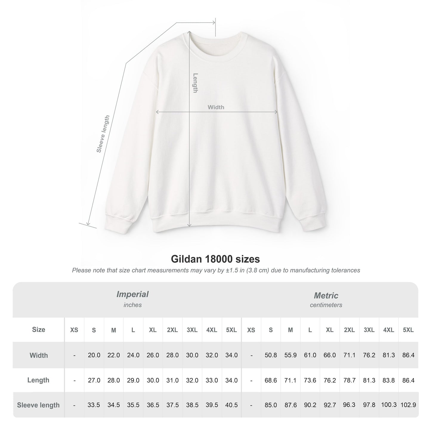 Raptor Logo/ Never Loose White Lettering Unisex Heavy Blend™ Crewneck Sweatshirt