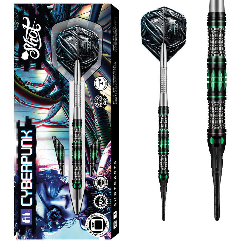 Shot AI Cyberpunk Soft Tip Darts - 20g