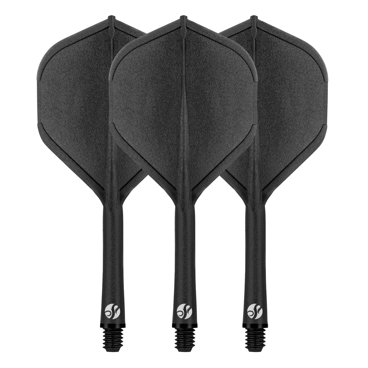 Flight Deck-One Piece Dart Flight and Shaft System-Black