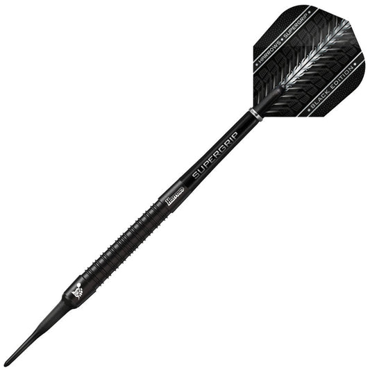 Harrows Supergrip Black Edition Soft Tip Darts - 16g