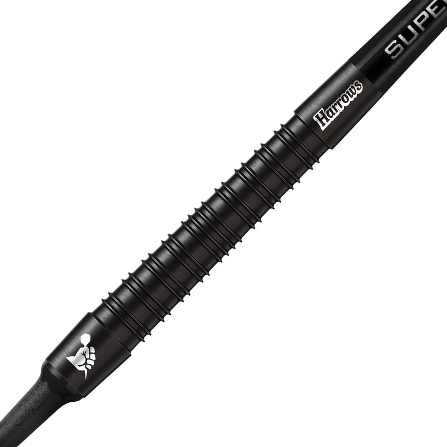 Harrows Supergrip Black Edition Soft Tip Darts - 16g