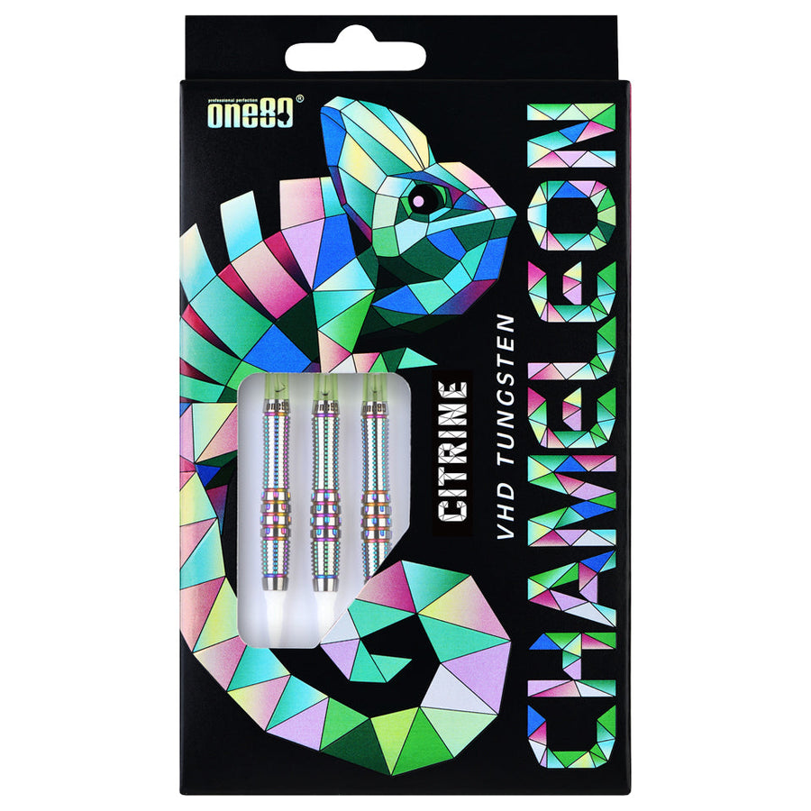 One80 Chameleon Citrine Soft Tip Darts - 18g Barrel weight