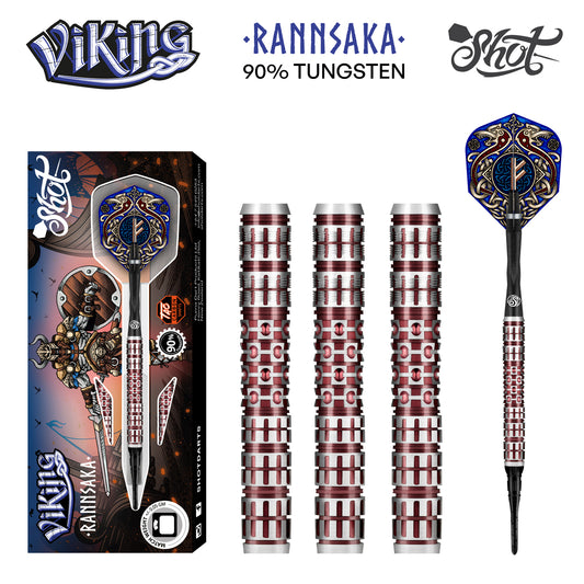 Viking Rannsaka Soft Tip Dart Set-90% Tungsten