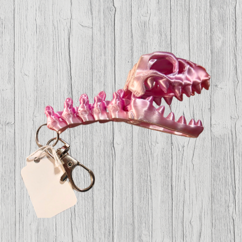 Flexi Skeleton Raptor Keychain