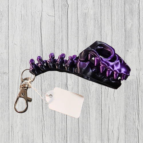 Flexi Skeleton Raptor Keychain