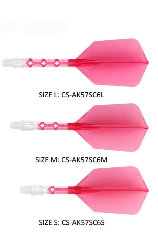 Rost T19 Slim Integrated Flights Pink/Clear