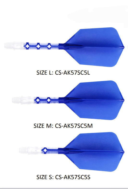 Rost T19 Slim Integrated Flights Blue/Clear