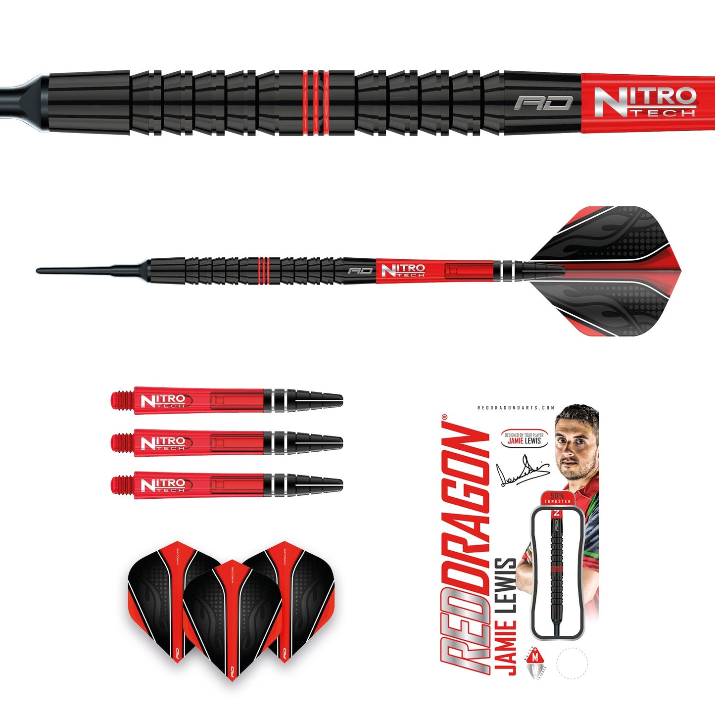 Red Dragon Jamie Lewis Soft Tip 22g