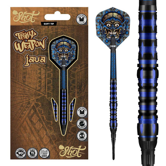 Shot Tribal Weapon Java Soft Tip Darts - 20g