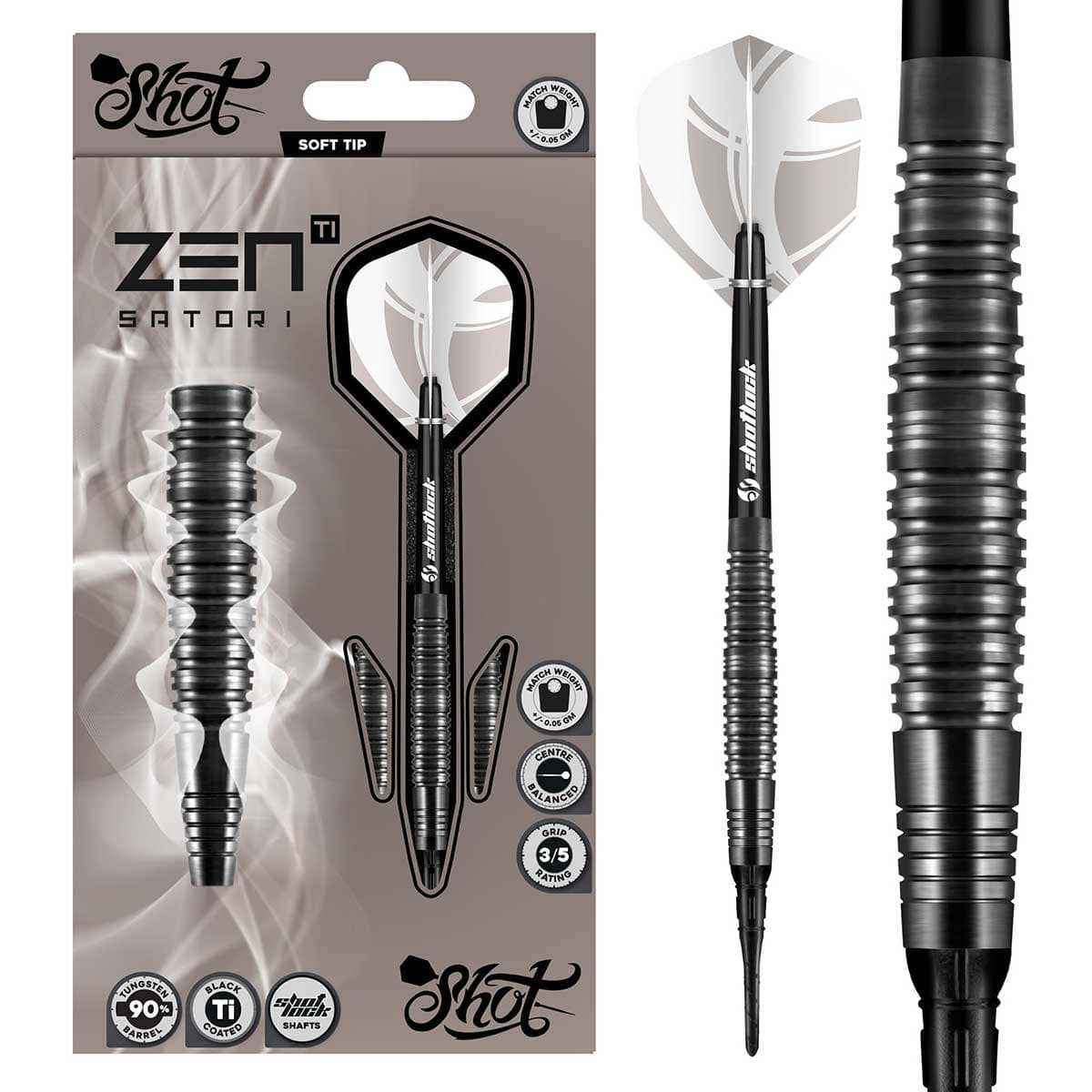 Shot Zen Satori Soft Tip Darts - 18g
