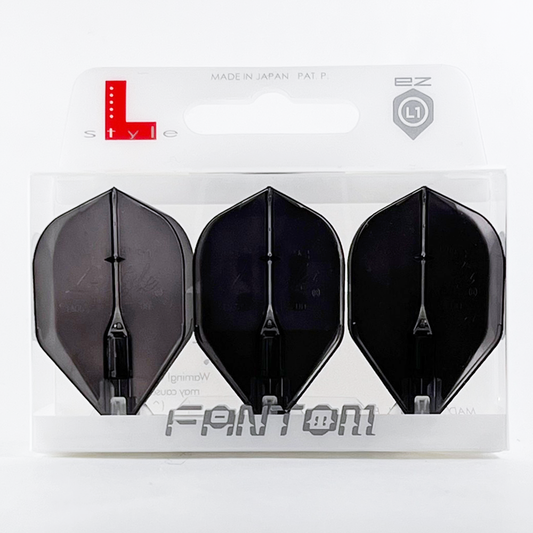 LSTYLE EZ L6 Slim Black - Dart Flights Für Steel Darts