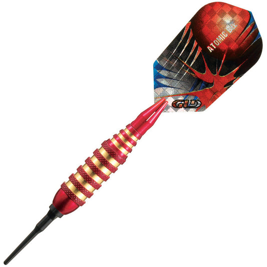 GLD Atomic Bee Red Soft Tip Darts - 16gm