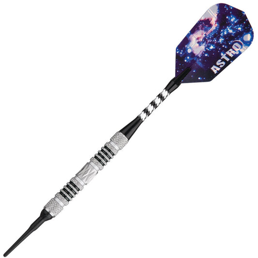 GLD Astro Tungsten Soft Tip Darts - Black 16g